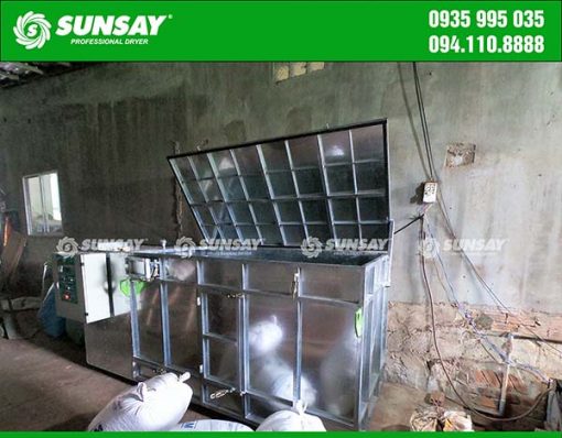 Agricultural product drying machine 500 kg drying peanuts in Quang Nam