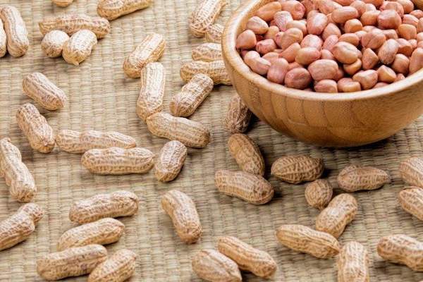Peanut products after being dried beautifully