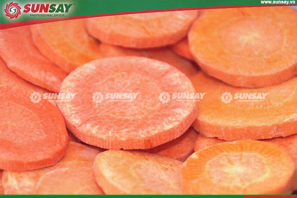 Sublimation drying helps carrots have a beautiful natural color