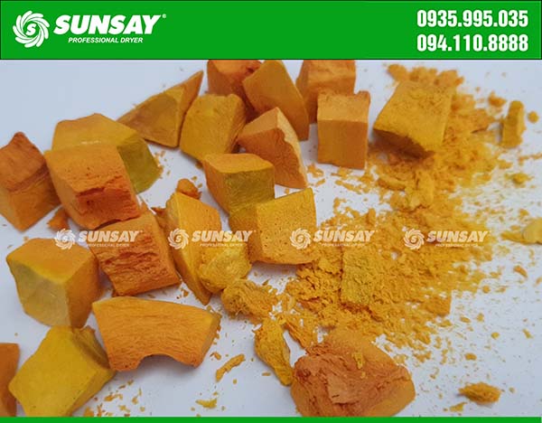 Dried products have high brittleness, easy to grind into powder