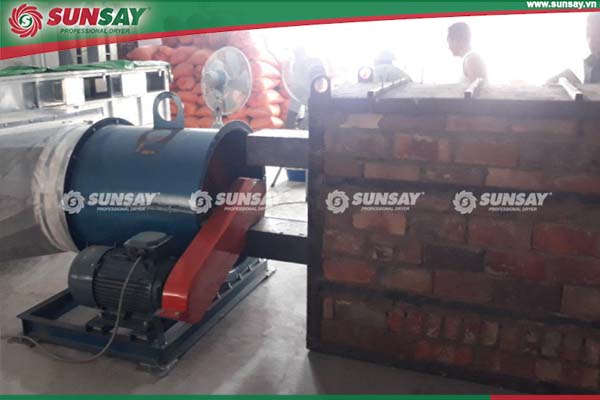 Horizontal drying machine for drying rice 10 tons