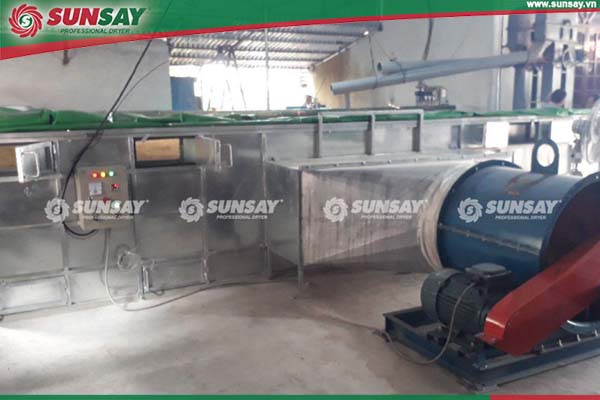Horizontal drying machine for drying rice 10 tons