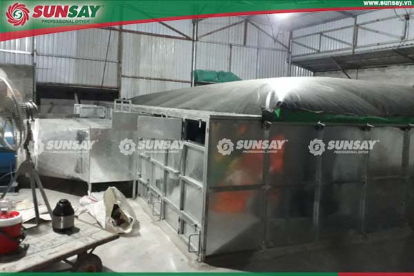 Horizontal drying machine for drying rice 10 tons