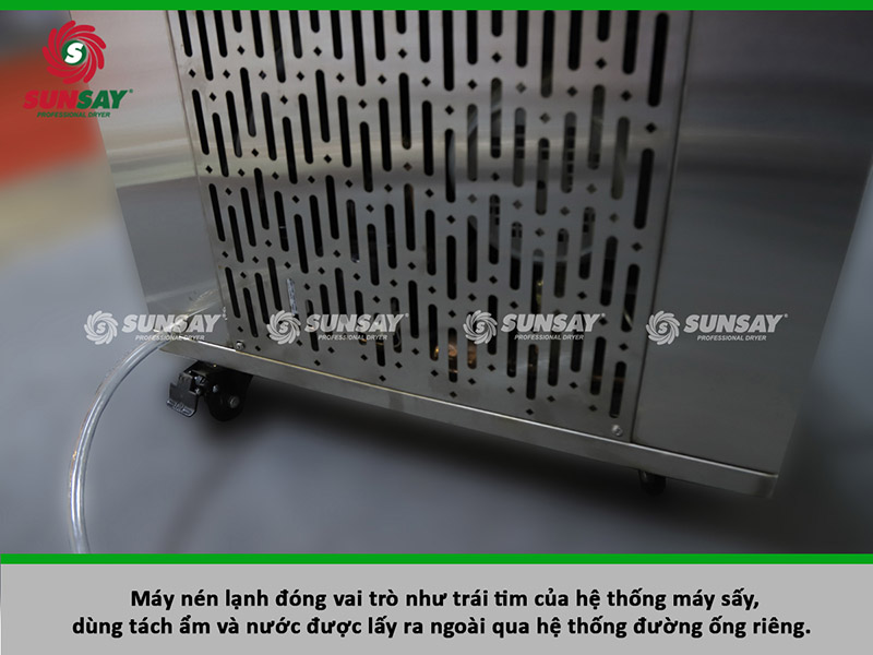 Refrigeration dryer cooling fan