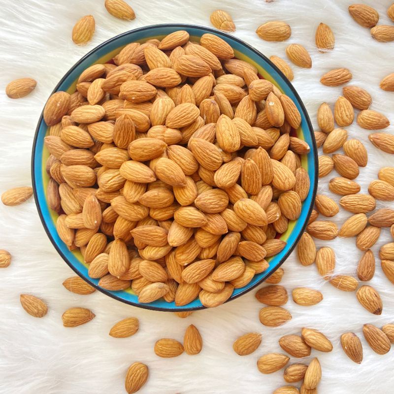 Dried almonds are very good for health